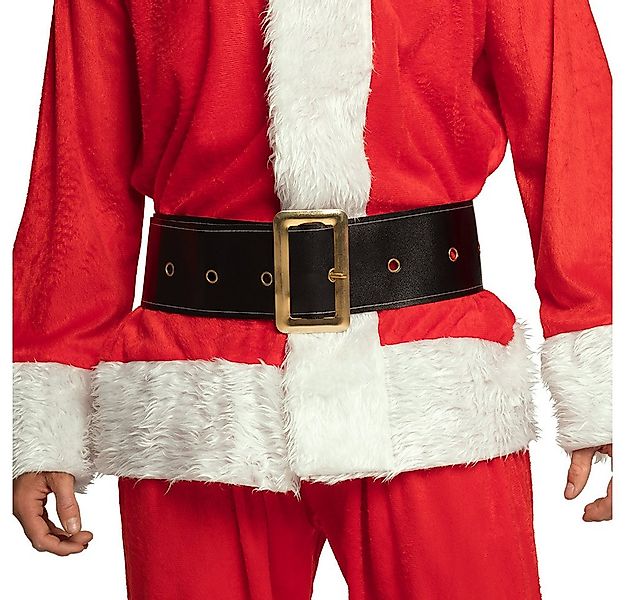 Boland Kostüm Weihnachtsmann Nikolaus Gürtel 150 cm, Schwarz günstig online kaufen