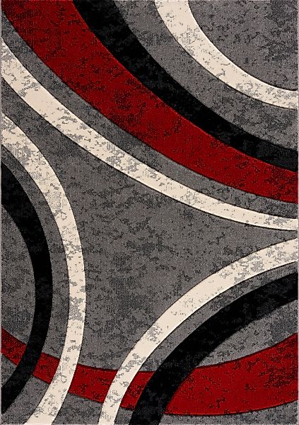 Home affaire Teppich "Jelva" rechteckig 11 mm Höhe Kurzflor, mit handgearbe günstig online kaufen