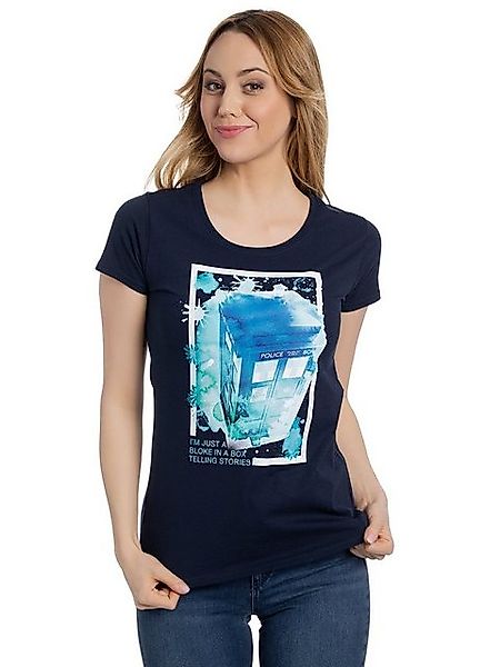 Doctor Who I Am Just A Bloke Damen T-Shirt marine günstig online kaufen