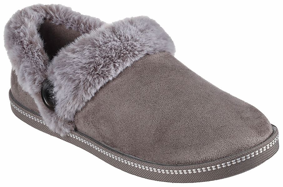 Skechers Pantoffel "COZY CAMPFIRE FRESH TOAST", mit Fellimitat-Kragen günstig online kaufen