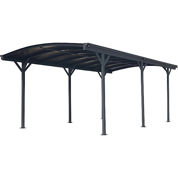 Westmann Rundbogen-Einzelcarport Anthrazit 300 cm x 576 cm günstig online kaufen