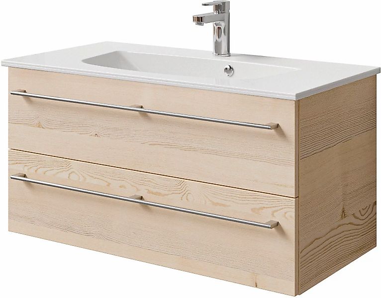 Saphir Waschtisch "Serie 6025 Mineralmarmor-Waschtisch mit Unterschrank, 97 günstig online kaufen