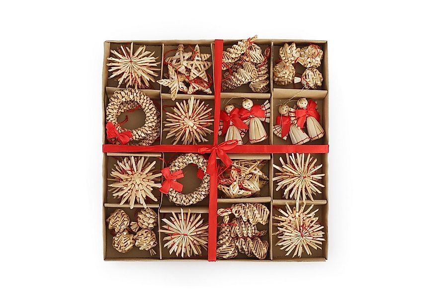 Salcar Dekohänger 56er Christbaumschmuck Strohsterne und Strohengel Christb günstig online kaufen