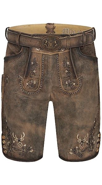 Nübler Trachtenlederhose Lederhose kurz Edgar in günstig online kaufen