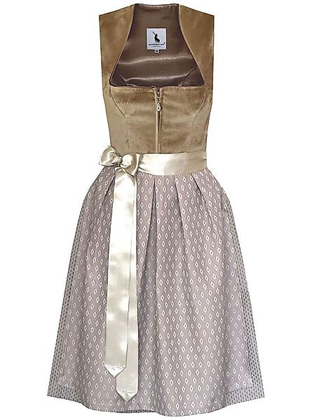 Alpenmärchen Dirndl Dirndl Adriana in hellbraun - ALM1020 günstig online kaufen