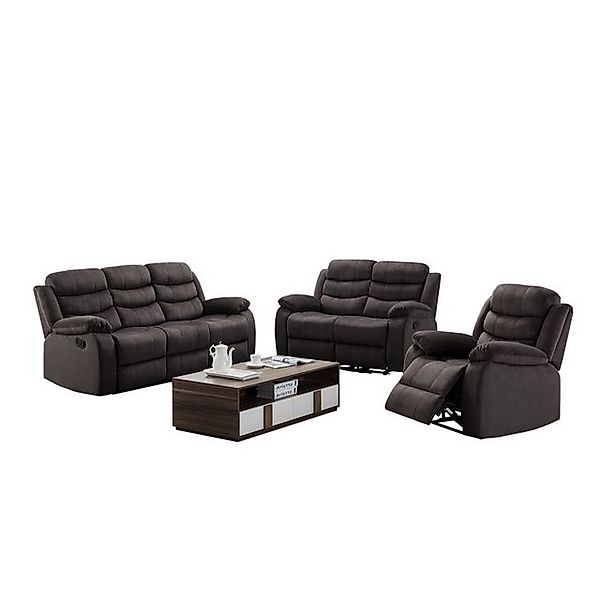 HTI-Living Polstergarnitur 3 Sitzer 2 Sitzer Sessel Kirwall, (Set, 3-tlg., günstig online kaufen