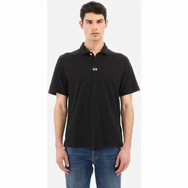 La Martina  T-Shirts & Poloshirts CCMP05 JS259-09999 BLACK günstig online kaufen