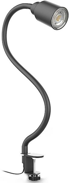 B.K.Licht Tischleuchte, LED wechselbar, Klemmleuchte, warmweiß, flexibler S günstig online kaufen