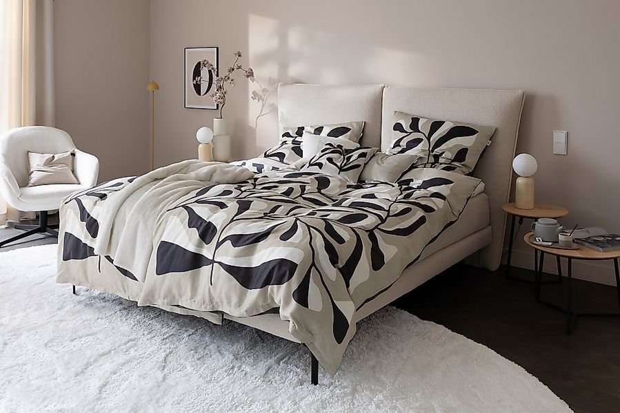 SCHÖNER WOHNEN-Kollektion Wendebettwäsche Plant, Satin, aus 100% Baumwolle günstig online kaufen