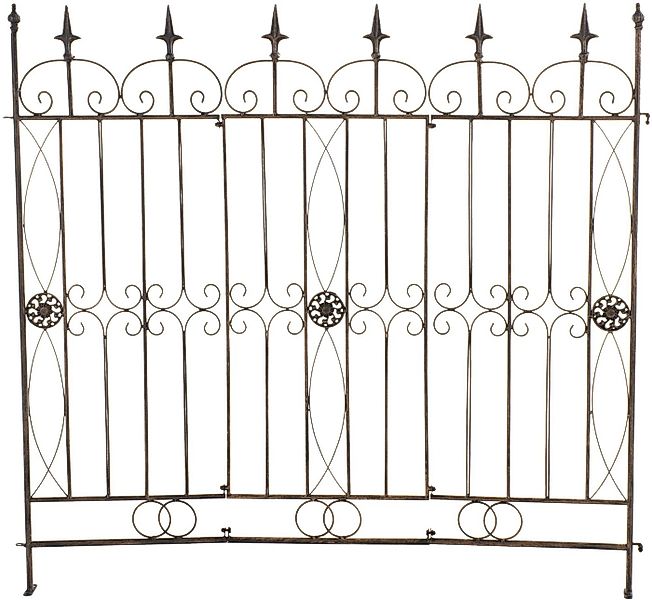 CLP Rankhilfe Mangold, flexibler Gartenzaun aus Eisen, 124 cm breit günstig online kaufen