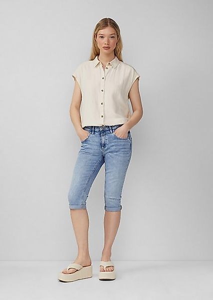 QS 3/4-Hose Capri-Jeans Catie / Slim Fit / Mid Rise günstig online kaufen