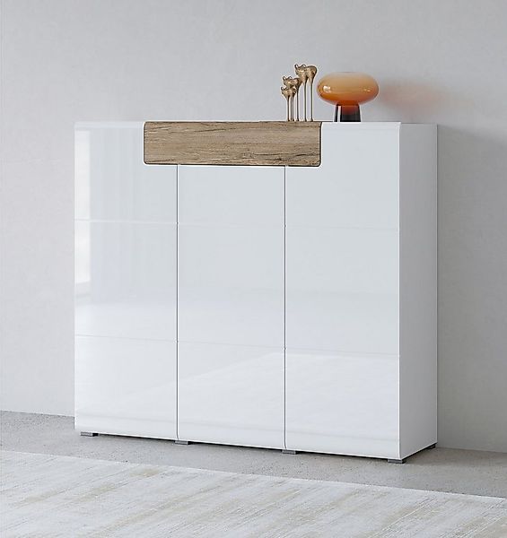 INOSIGN Highboard Toledo,Breite 147,5 cm,trendige Hochkommode mit 3 Türen 1 günstig online kaufen
