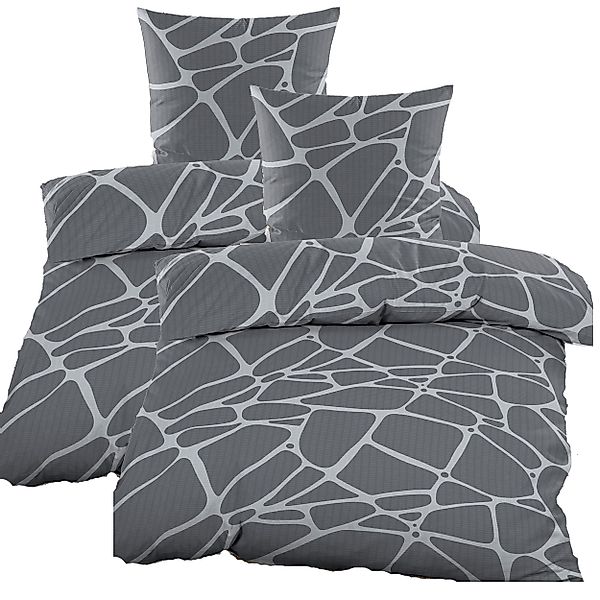 Casa Colori Bettwäsche Seersucker 135x200 Reißverschluss günstig online kaufen
