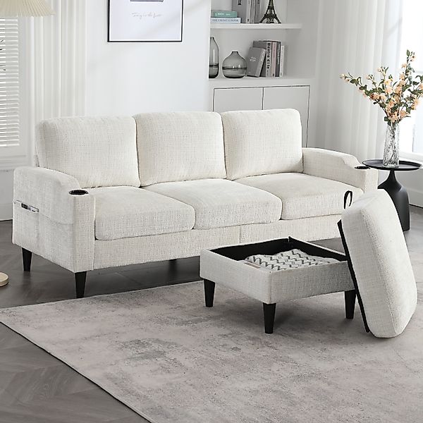 KLAM HOME Sofa Loungesofa Schlafsofa 4-Sitzer-Sofa günstig online kaufen