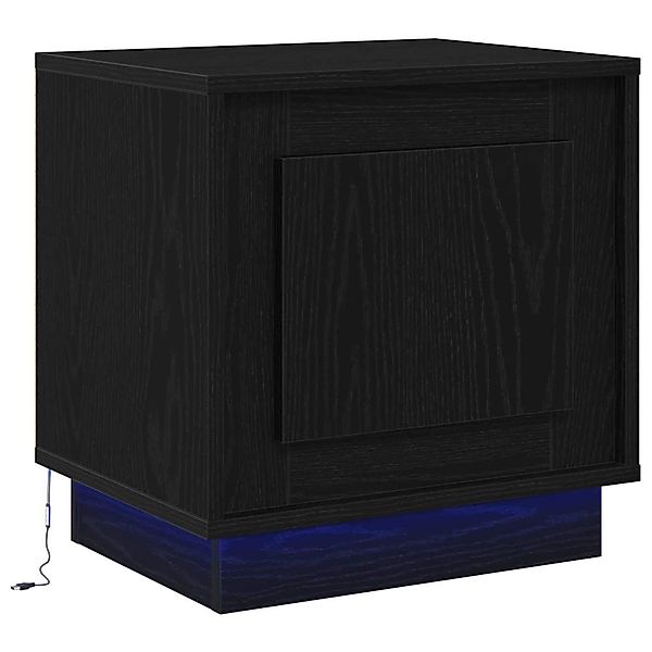 vidaXL Nachttisch mit Schwarz 44 x 34,5 x 45 cm Holzwerkstoff 869564 günstig online kaufen