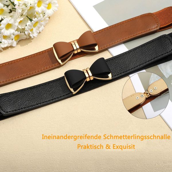 Coonoor Taillengürtel Einfarbiges Klassisches Elastischer Gürtel günstig online kaufen