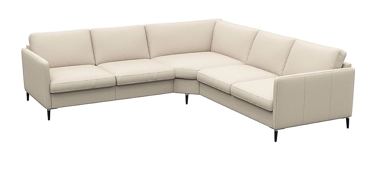FLEXLUX Ecksofa "Fiore, L-Form, bequem und komfortabel durch hochwertigem S günstig online kaufen