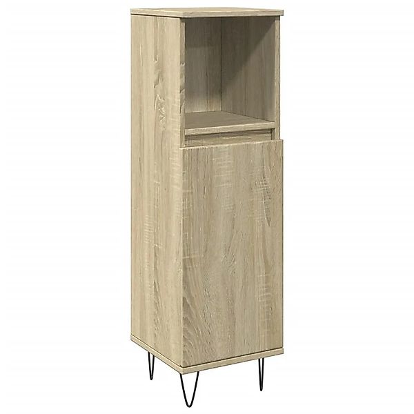 vidaXL Badschrank Sonoma-Eiche 30x30x100 cm Holzwerkstoff 849671 günstig online kaufen