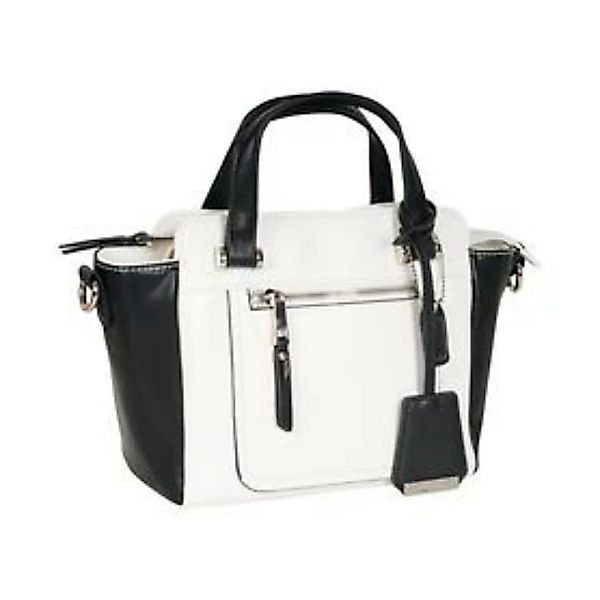 Handtasche 'Audrey' schwarz-weiß günstig online kaufen
