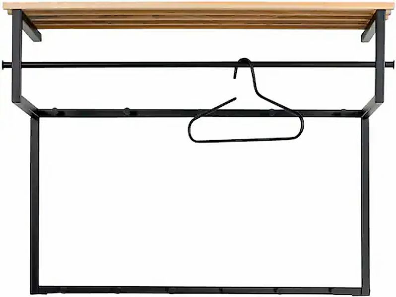 Spinder Design Garderobenleiste Metall, Breite 100 cm, Familien-Garderobe, günstig online kaufen