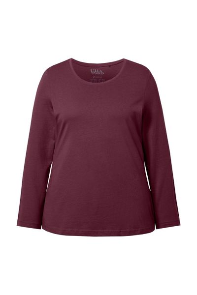 Ulla Popken T-Shirt Shirt Slim Rundhalsausschnitt günstig online kaufen