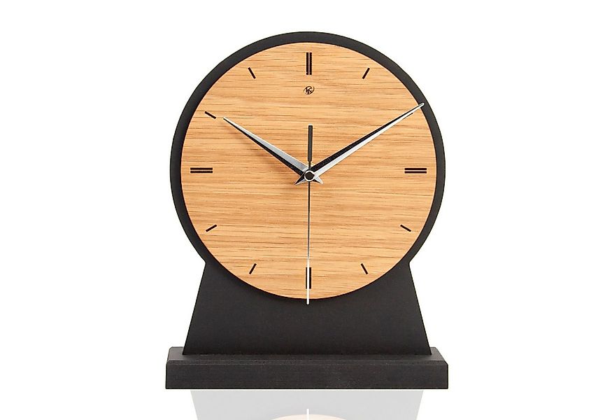 Kreative Feder Standuhr Standuhr „Timeless Brown“ aus Holz, schwarze Tisch- günstig online kaufen