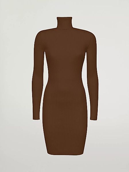 Wolford - Merino Rib Dress, Frau, roasted almond, Größe: XS günstig online kaufen