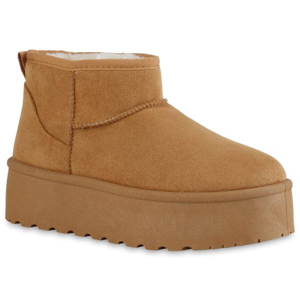 VAN HILL 840485 Plateaustiefelette Damen Warm günstig online kaufen