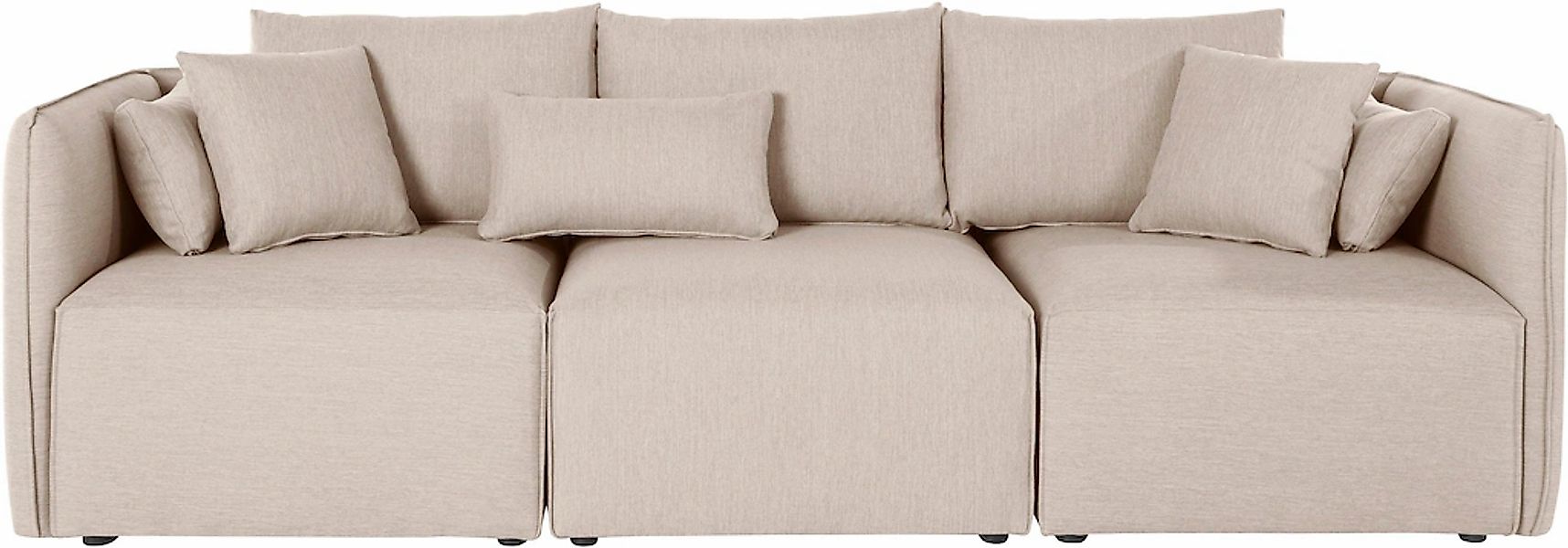 OTTO home 3-Sitzer "Nöre" 3 Teile, in vielen Bezugsqualitäten und Farben s. günstig online kaufen