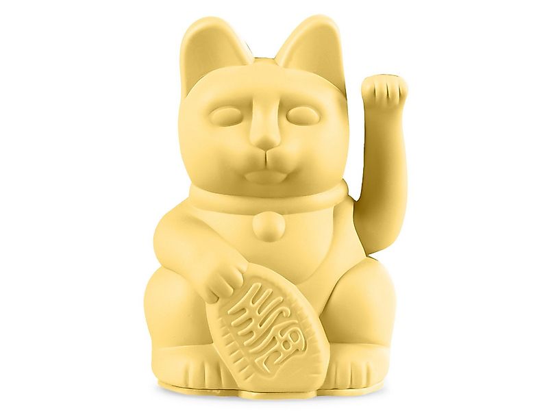 Donkey Products Dekofigur Lucky Cat Mini Winkekatze gelb 10cm günstig online kaufen