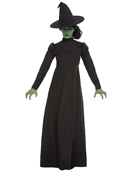 Smiffys Hexen-Kostüm Wicked Witch Hexe Kleid - Halloween Kostüm Damen, Klas günstig online kaufen