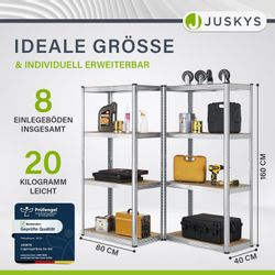 Juskys Schwerlastregal Easy, Set, 2er Set, günstig online kaufen