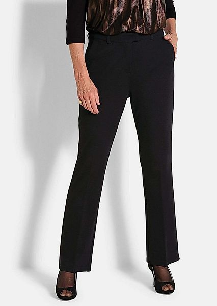 GOLDNER Stoffhose Kurzgröße: Businesshose CARLA, ausgestelltes Bein Elegant günstig online kaufen