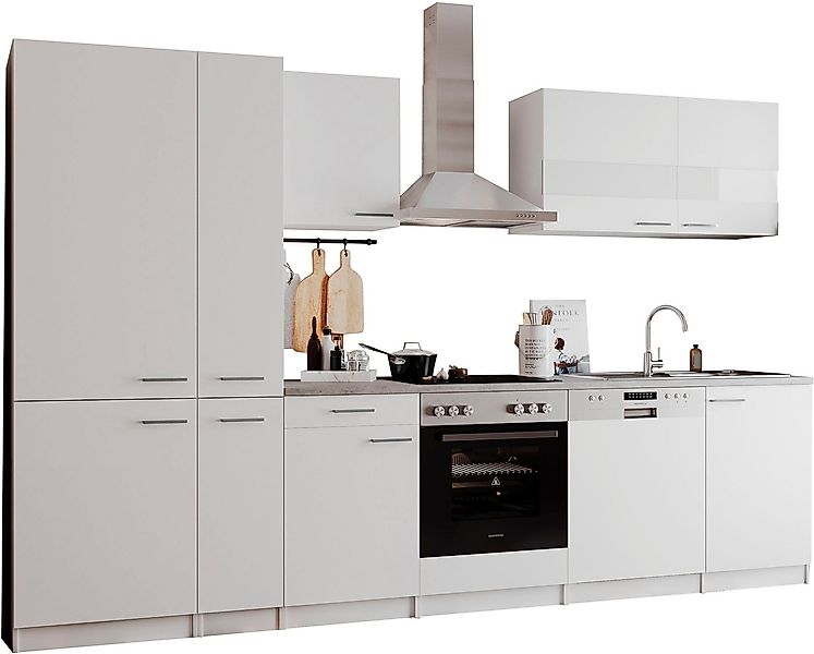 RESPEKTA Küchenzeile Malia, Breite 310 cm, mit Soft-Close, in exklusiver Ko günstig online kaufen