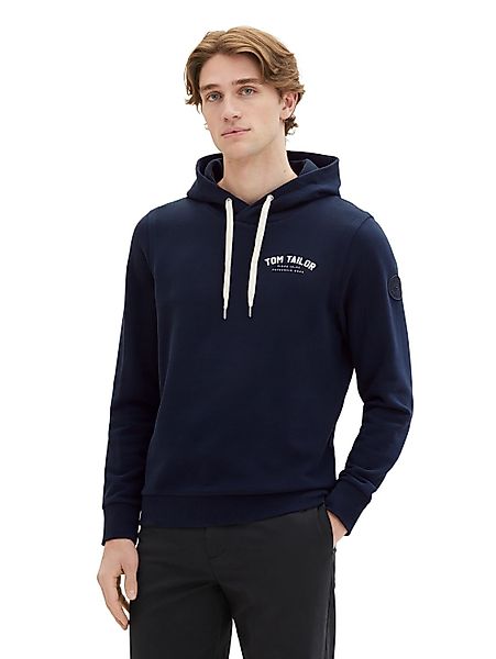 Tom Tailor Herren Kapuzenpullover LOGO HOODIE - Regular Fit günstig online kaufen