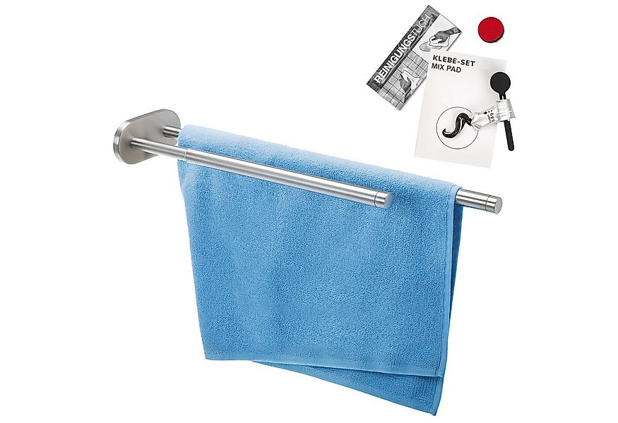 bremermann Teleskop-Handtuchhalter Bad-Serie PIAZZA - 2-armig inkl. Klebese günstig online kaufen