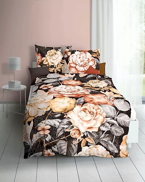 Kaeppel Bettwäsche Bettwäsche "Serena", Biber, Blumen günstig online kaufen