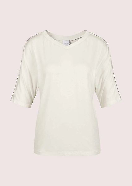 MADELEINE Kurzarmshirt "Shirt V-Shirt mit Strass-Akzenten" günstig online kaufen