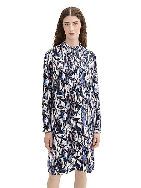 TOM TAILOR Blusenkleid mit Allover-Print günstig online kaufen