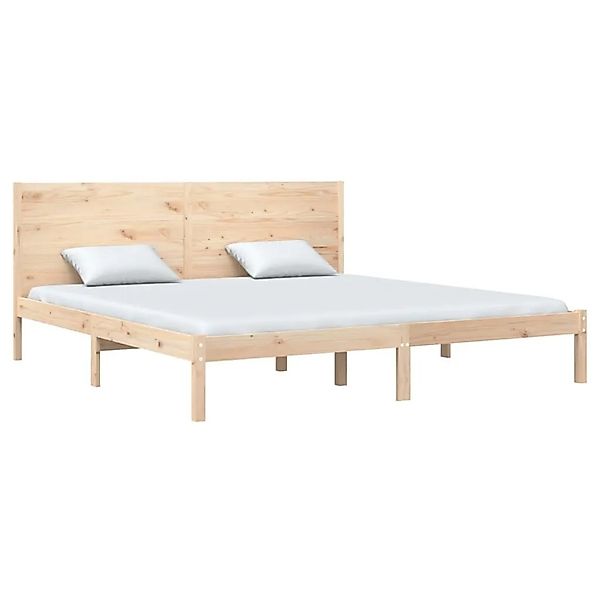 vidaXL Massivholzbett ohne Matratze 200x200 cm Kiefer 3104173 günstig online kaufen