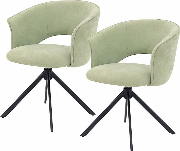 TOM TAILOR HOME Armlehnstuhl "CURVY ARMCHAIR", (Set), 2 St., Chenille, mit günstig online kaufen
