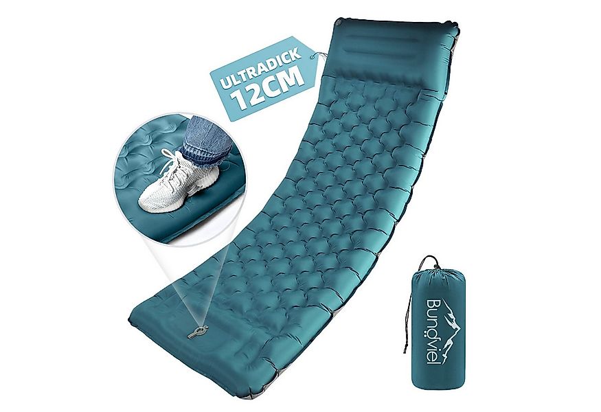 Bundviel Luftbett Camping Selbstaufblasend 12cm Dicke Luftmatratze Utraleic günstig online kaufen