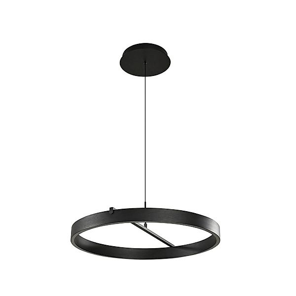 Lucande LED Rovan 10041787 Dimmbar Modern in Schwarz aus Metall 1-flammig W günstig online kaufen