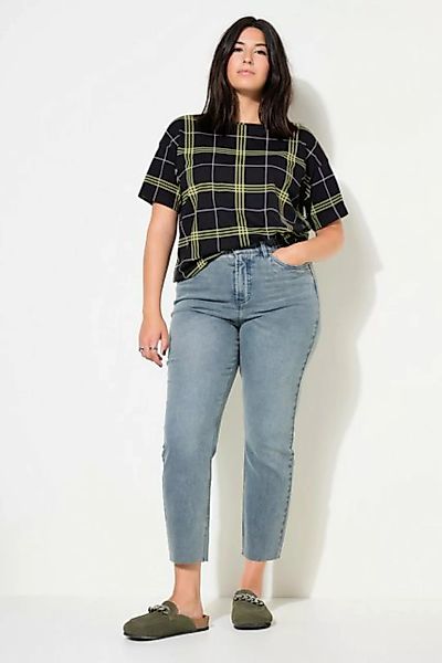 Studio Untold Regular-fit-Jeans Mom-Jeans Wide Legs 5-Pocket cut Saum günstig online kaufen