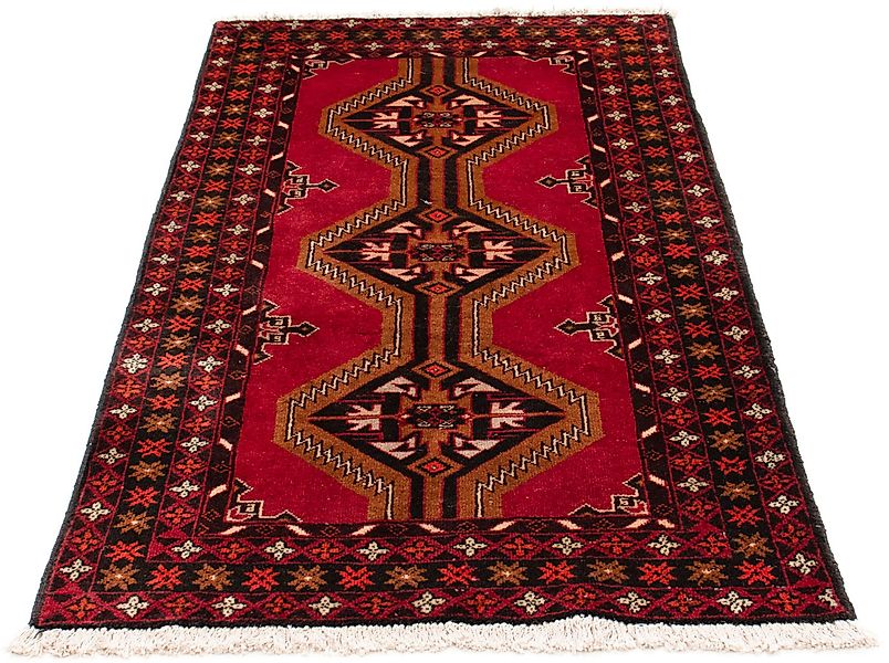 morgenland Orientteppich »Belutsch - 163 x 85 cm - dunkelrot«, rechteckig, günstig online kaufen