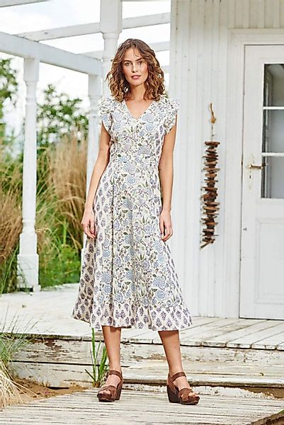 Himalaya Clothing Tunika Midikleid mit Blumenmuster günstig online kaufen
