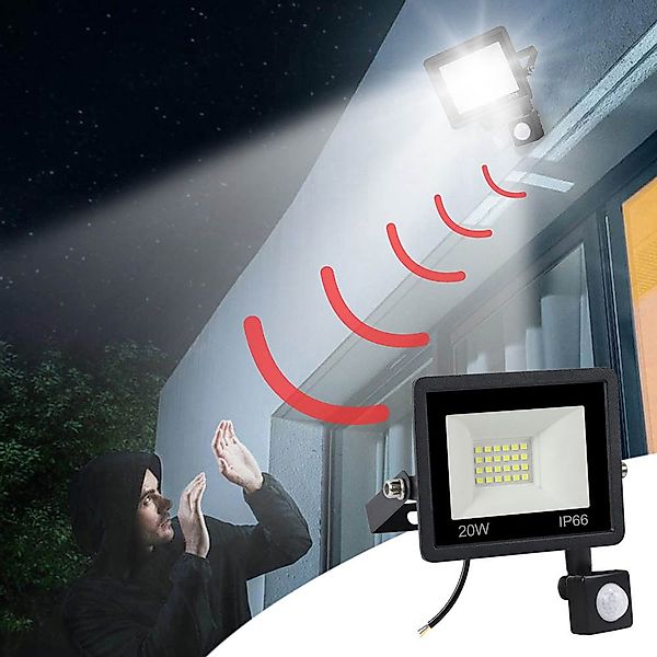 LMaxhome LED Flutlichtstrahler, 2 St., LED günstig online kaufen