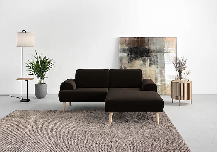 andas Ecksofa »Swift Scandic Design, komfortabler Federkern, Breite 192cm, günstig online kaufen