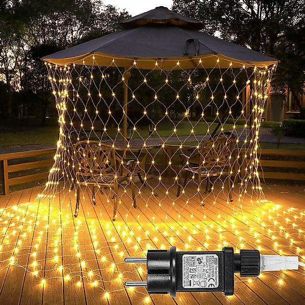 Sunicol Lichterkette 2x3M/4x6M LED Lichternetz, Lichtervorhang, günstig online kaufen