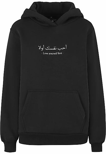 Miss Tee Kapuzensweatshirt "Miss Tee Love Yourself First EMB Fluffy Hoody" günstig online kaufen